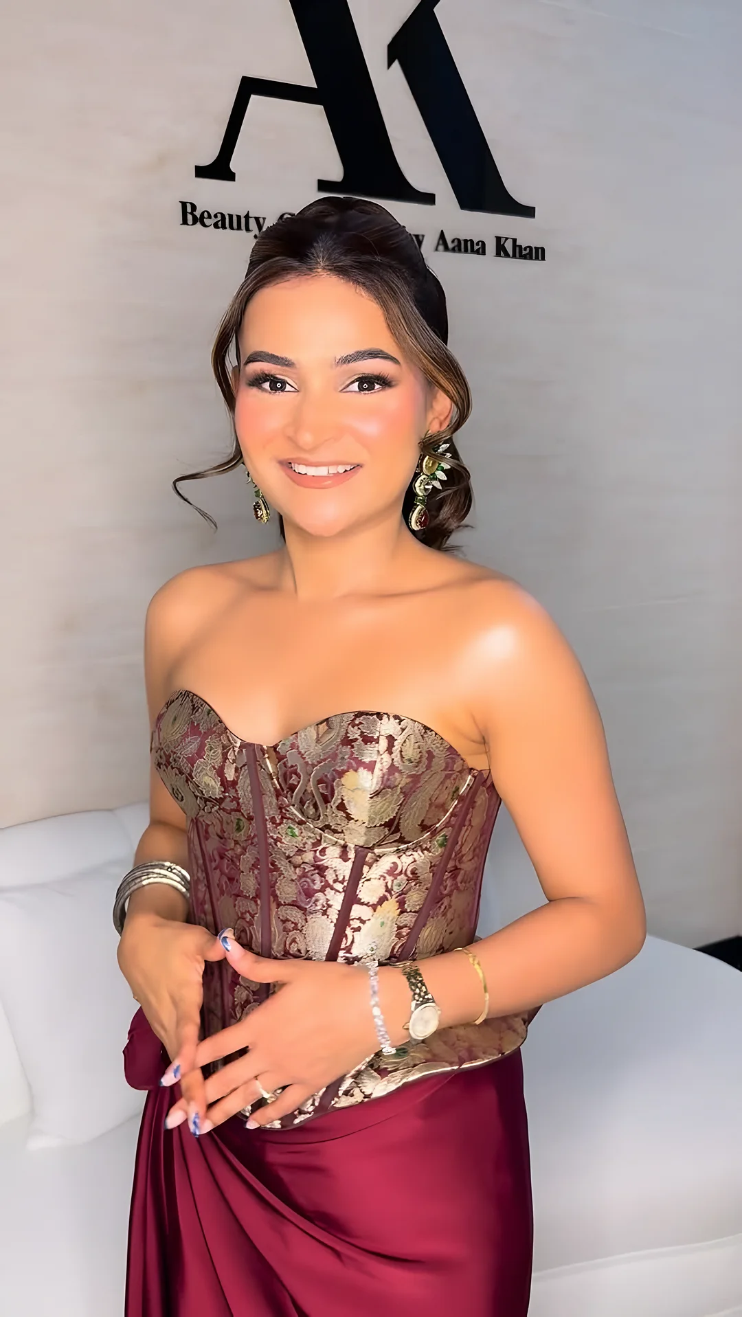Evening glam with a corset dress